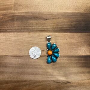Turquoise & Orange Spiny
